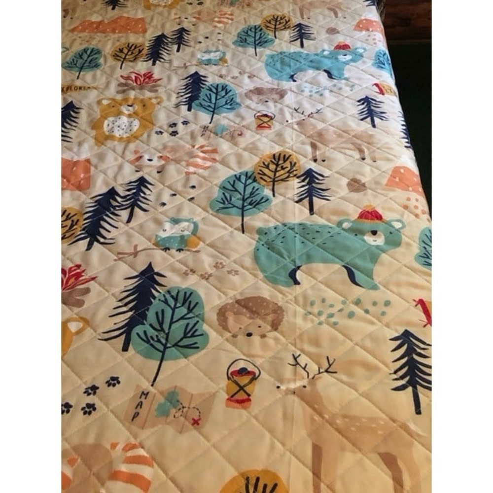 Forest Animals Print Queen Bedding Set - Picture 6 of 6